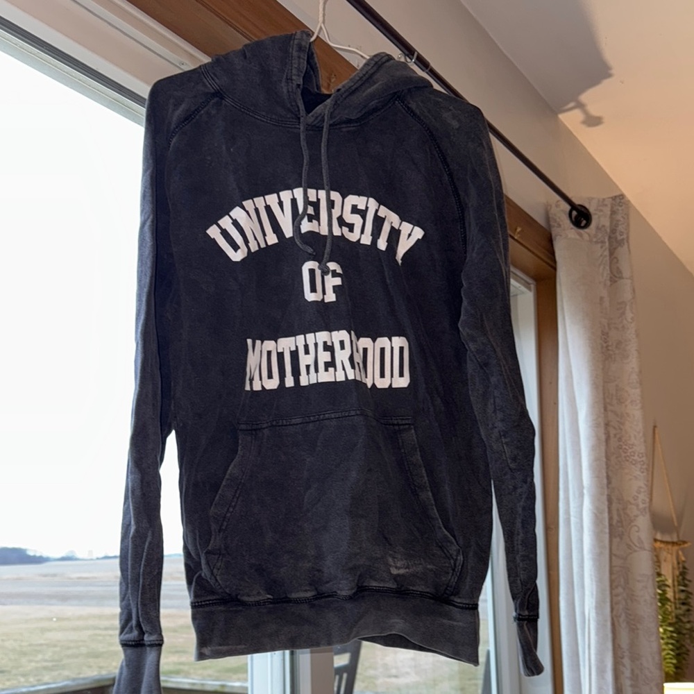 Black University of Motherhood Hoodie